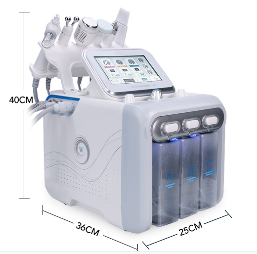 6 in 1 Hydra Oxygen Water Jet Facial Hydro Peel Skin Rejuvenation Beauty Machine