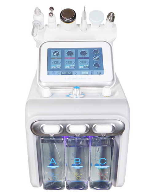 6 in 1 Hydra Oxygen Water Jet Facial Hydro Peel Skin Rejuvenation Beauty Machine