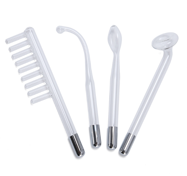 4pcs Replacement Glass Tube for High Frequency Facial Skin Care Wand