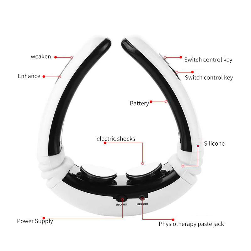 Electric Acupuncture Magnetic Therapy Neck Massager Cervical Vertebra Treatment