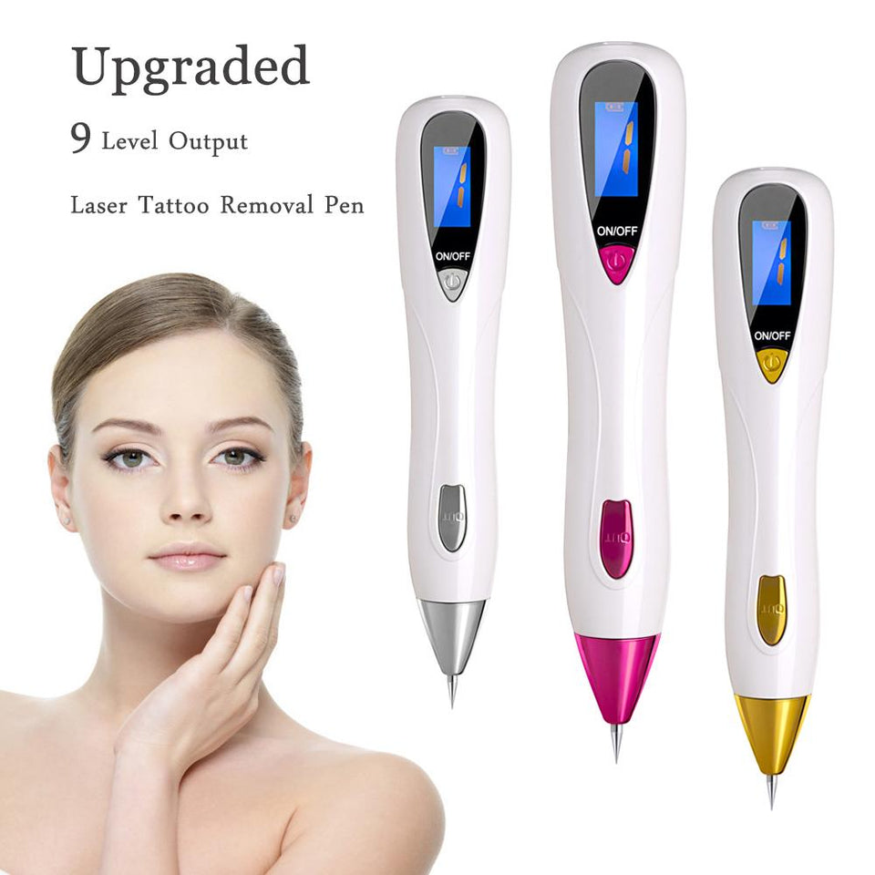 LCD Display Plasma Laser Skin Tag Mole Tattoo Removal Pen
