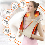 U Shape Quad-Action Shiatsu Kneading Neck And Shoulder Massager