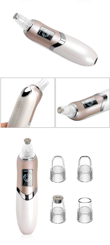 Vacuum Blackhead Suction Removal Pore Cleaning Machine with Hot & Cold Function