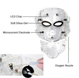 3 Colors LED Infrared Face Neck Ance Light Therapy Mask