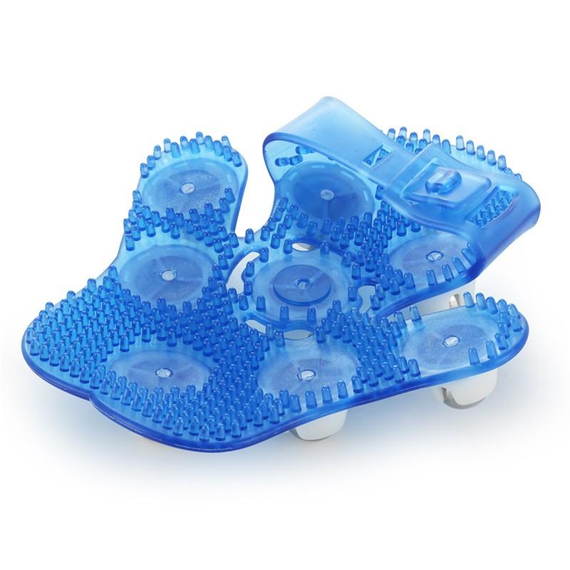 Palm Shaped Body Massage Glove with 9 360-degree-roller Metal Roller Ball