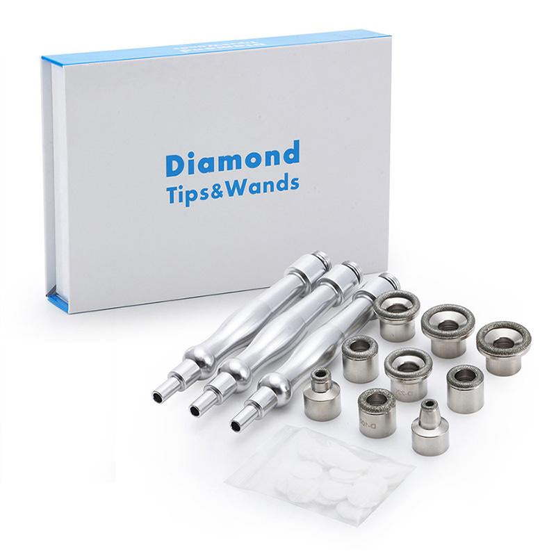 Diamond Tips and Wands Facial Skin Diamond Peeling Care Tool Kit