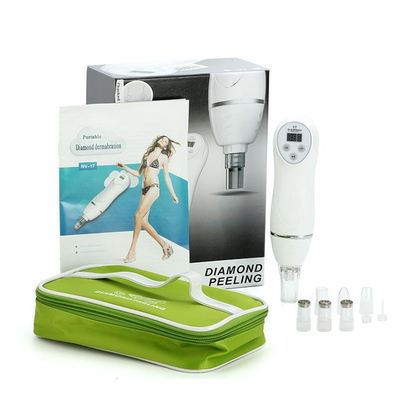 Diamond 17 Portable Microdermabrasion Dermabrasion Skin Peeling Facial Massager