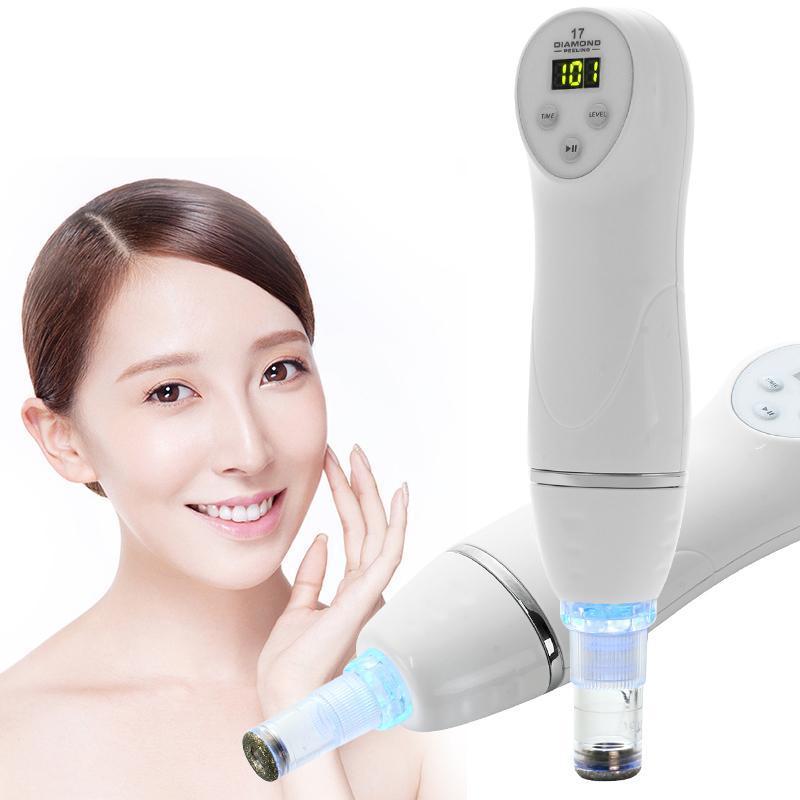 Diamond 17 Portable Microdermabrasion Dermabrasion Skin Peeling Facial Massager