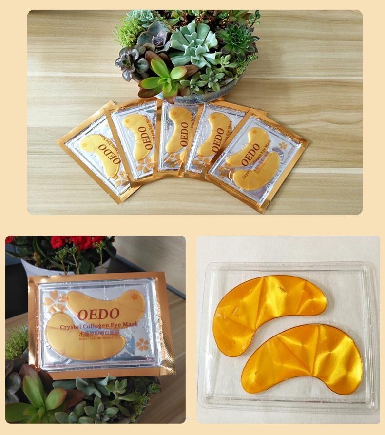 24K Gold Reduce Dark Circles and Puffiness Eye Treatment Pads Masks 10pcs (5 Pack)