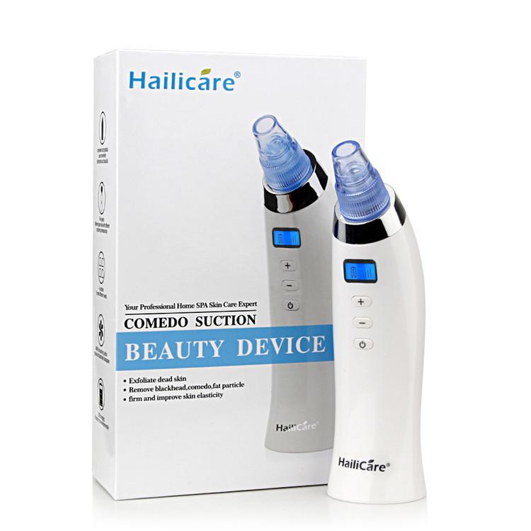 Vacuum Blackhead Acne Pimple Suction Machine with 4 Heads and Diamond Dermabrasion