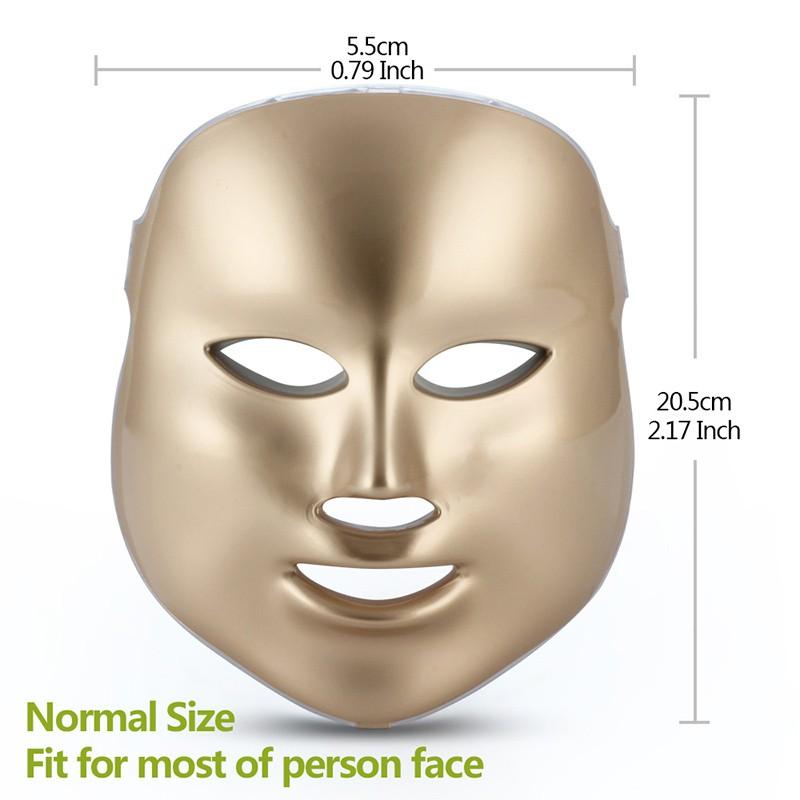 3/7 Color LED Facial Photon Anti Wrinkle Light Therapy Acne Mask