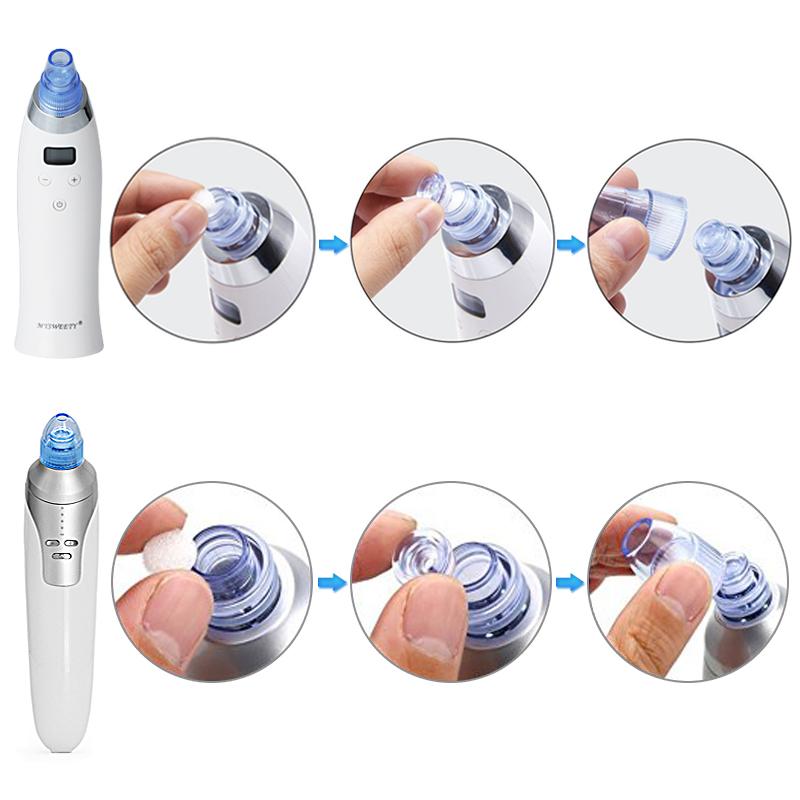 150 Pcs 12mm Replacement Filter Sponge For Vacuum Blackhead Removal Machine