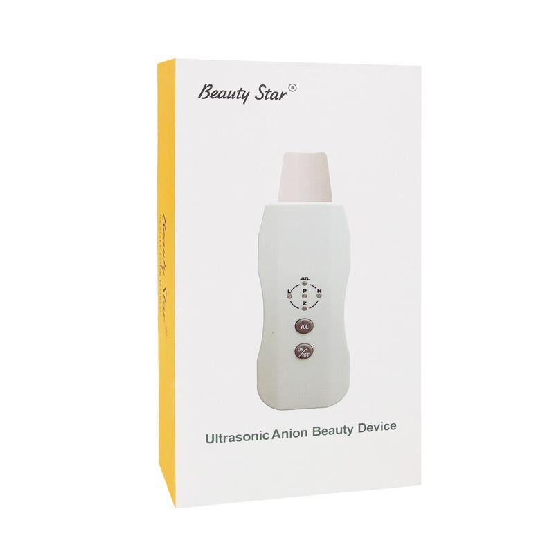 Portable Anion Ultrasonic Vibration Face Cleaning Machine Skin Scrubber