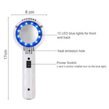 Blue LED Hot Cold Hammer Skin Tightening Shrink Pore Facial Beauty Machine