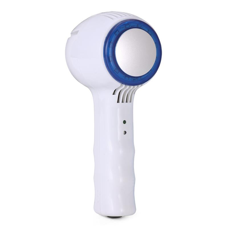 Blue LED Hot Cold Hammer Skin Tightening Shrink Pore Facial Beauty Machine