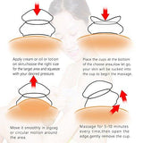 6 Pcs Anti Cellulite Vacuum Cups Silicone Massage Cupping Set for Home Use