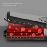 Professional Interchangeable 4 in 1 Ceramic Hair Crimper Straightener Corn Waver Corrugated Iron Plate
