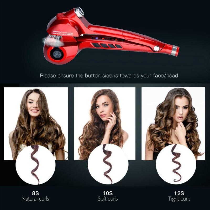 Wet and Dry Use Digital Automatic Curling Iron