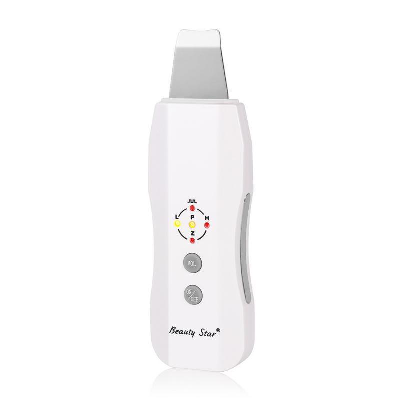 Portable Anion Ultrasonic Vibration Face Cleaning Machine Skin Scrubber