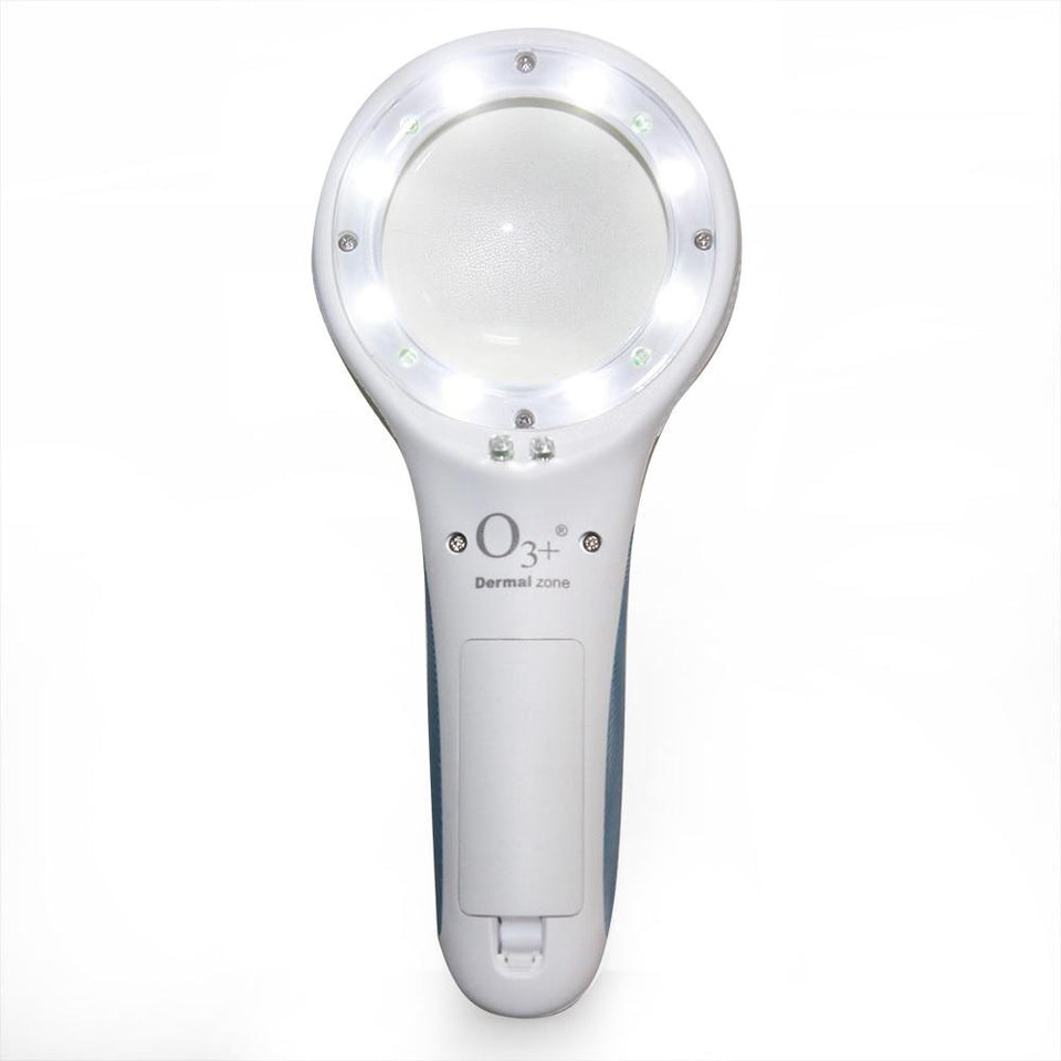 O3+ Dermal Zone Potable Blue LED Cold Light Skin Analyzer With 8 Times Magnification