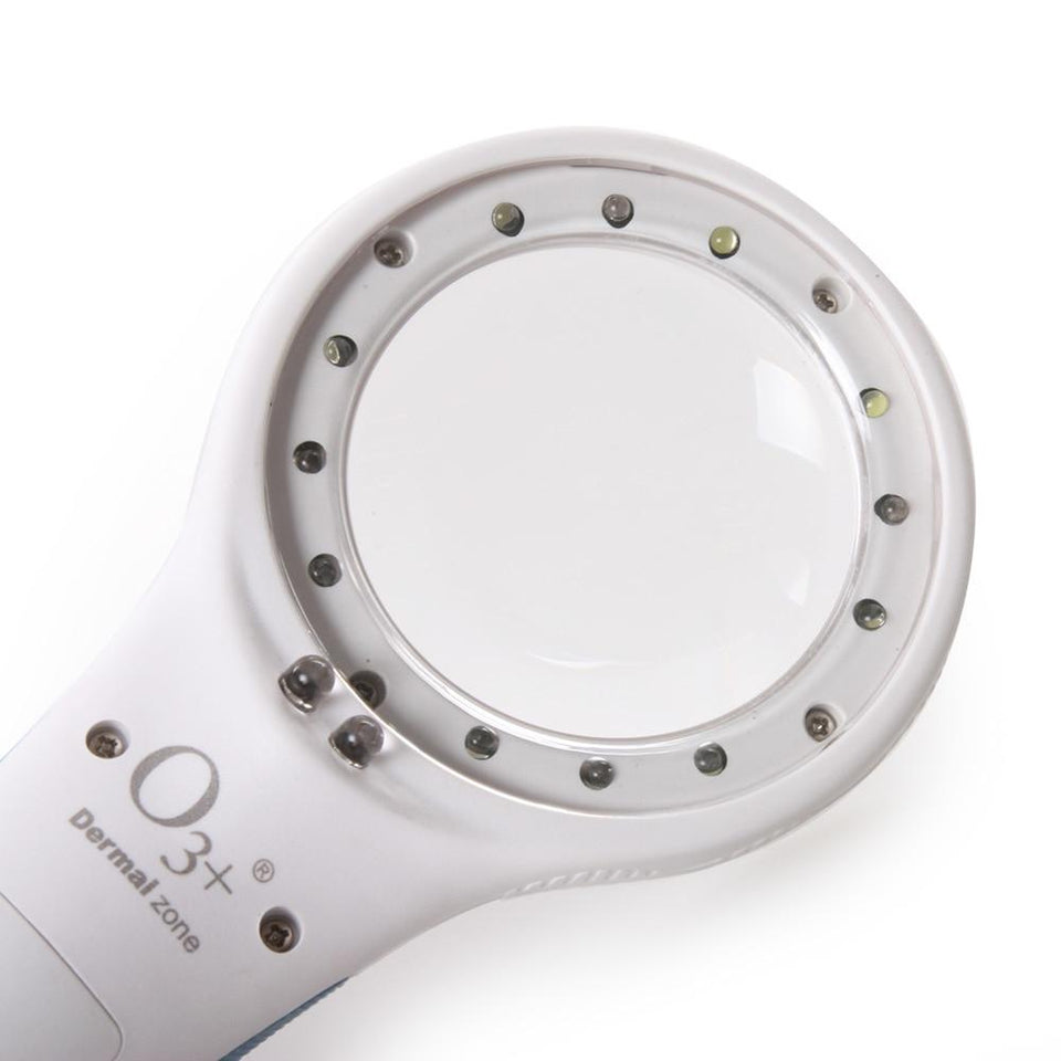 O3+ Dermal Zone Potable Blue LED Cold Light Skin Analyzer With 8 Times Magnification