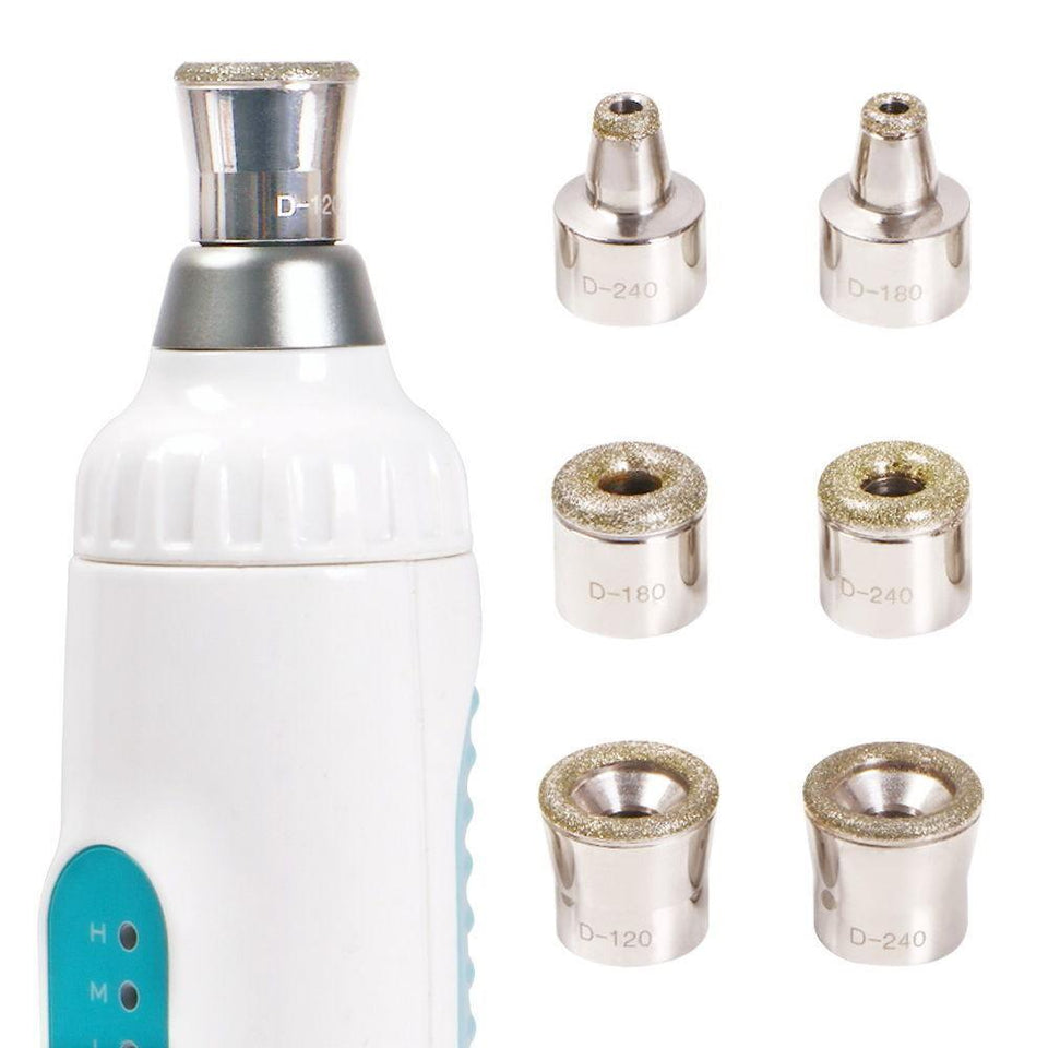Facial Diamond Dermabrasion Peeling Skin Rejuvenation Exfoliator Machine with 6 Tips