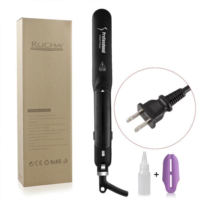 Professional Argan Oil 450℉ Steam Hair Straightener Flat Iron Hair Care Styling Tool