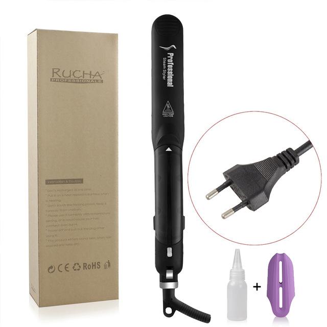 Professional Argan Oil 450℉ Steam Hair Straightener Flat Iron Hair Care Styling Tool