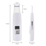 Ultrasonic Ion Skin Scrubber Facial Peeling Extractor Deep Face Clean Device