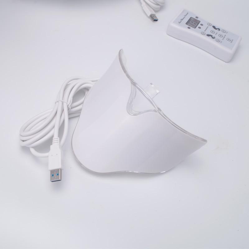 7 Colors LED Facial with Neck Mask Skin Rejuvenation Photon Therapy Light Mask