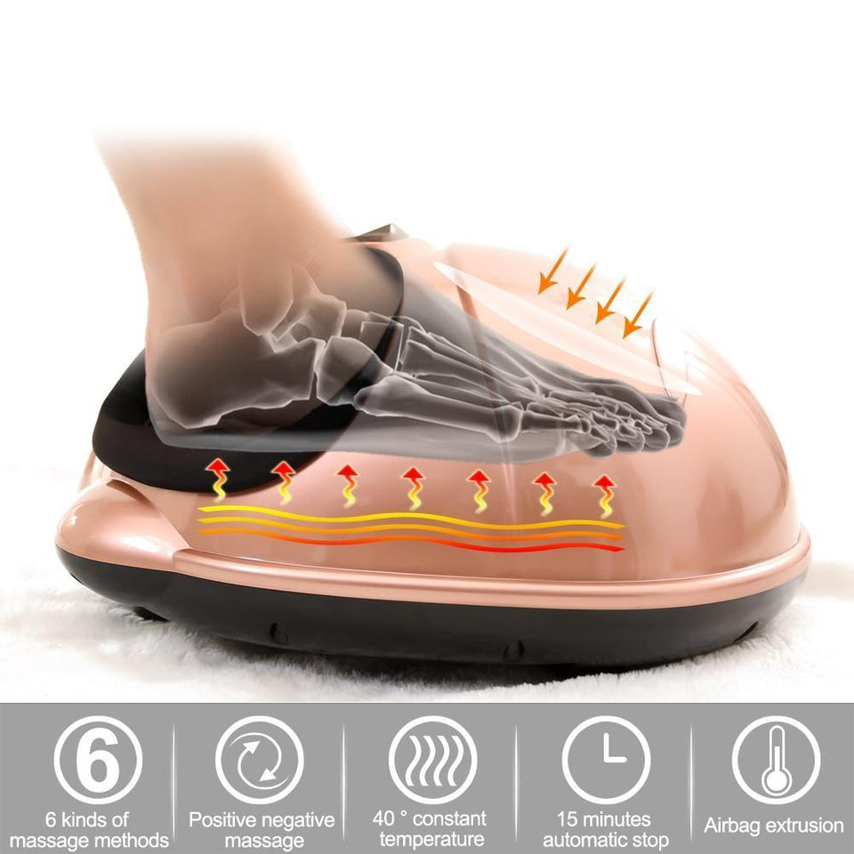 Far Infrared Heating Shiatsu Home Foot Massager