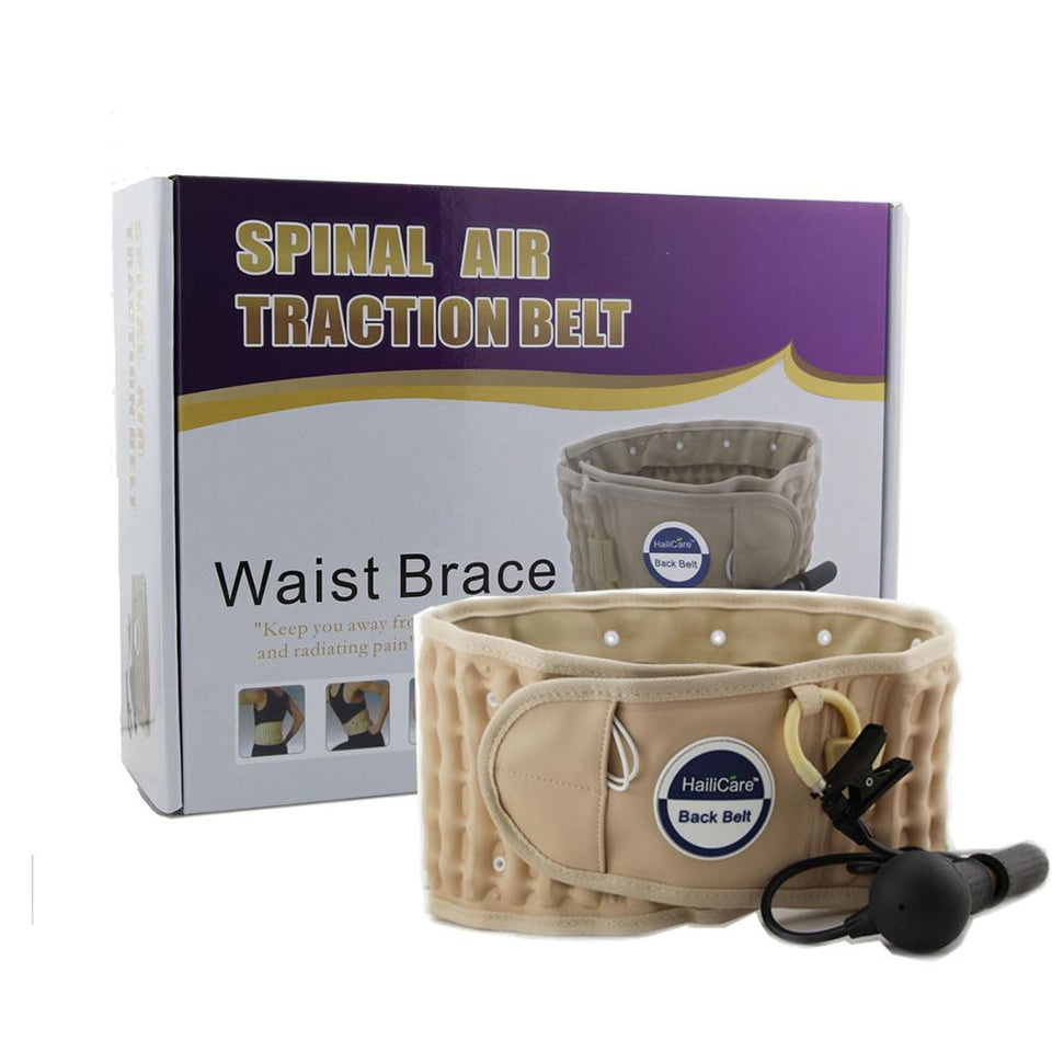 Brace Support Belt Physio Decompression Lumbar Traction Massager