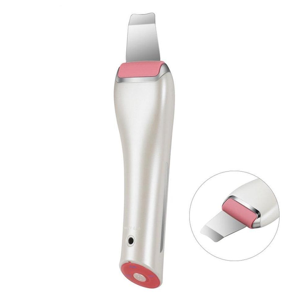 EMS & Ultrasonic Facial Peeling Scrubber Deep Cleaning Vibration Massager