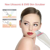 EMS & Ultrasonic Facial Peeling Scrubber Deep Cleaning Vibration Massager