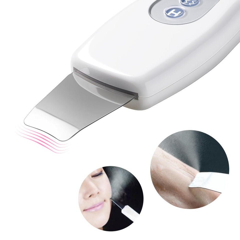 Ultrasonic Vibration Face Pore Clean Skin Scrubber Beauty Device