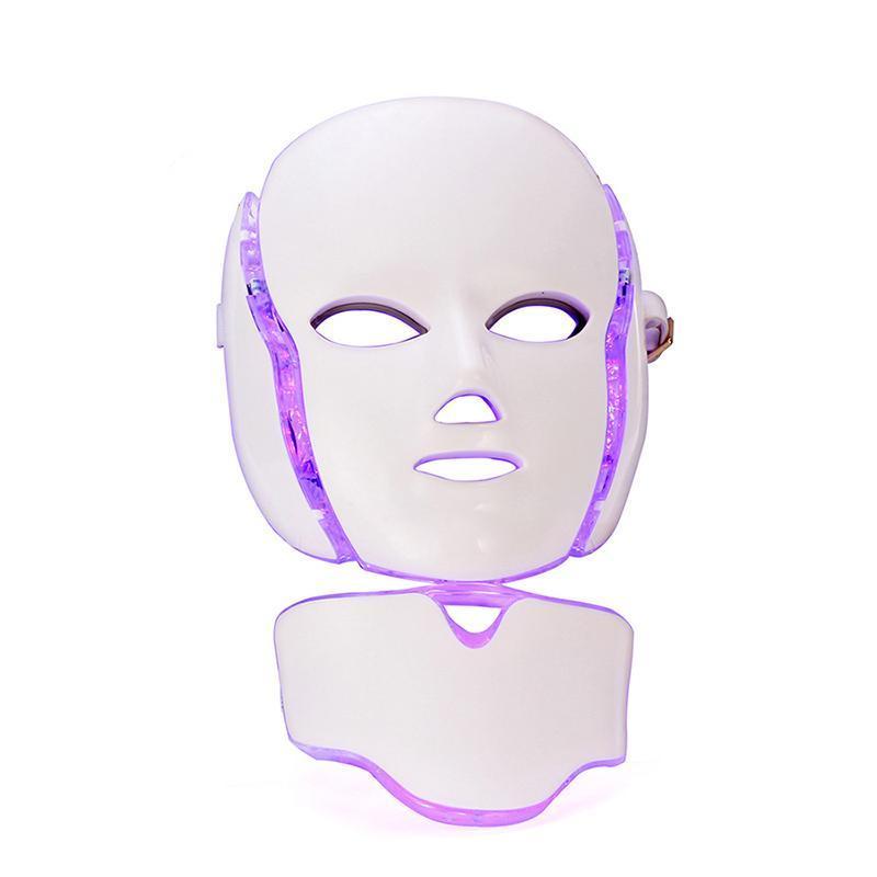 7 Color LED EMS Micro-current Face Neck Care Beauty Mask