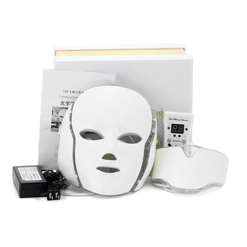 7 Color LED EMS Micro-current Face Neck Care Beauty Mask