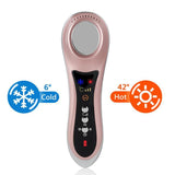 Warm Cold Hammer Therapy Lymphatic Ultrasonic Cryotherapy Ultrasound  Beauty Massager