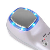 Ultrasonic Cryotherapy Hot Cold Hammer Face Lifting LED Beauty Massager