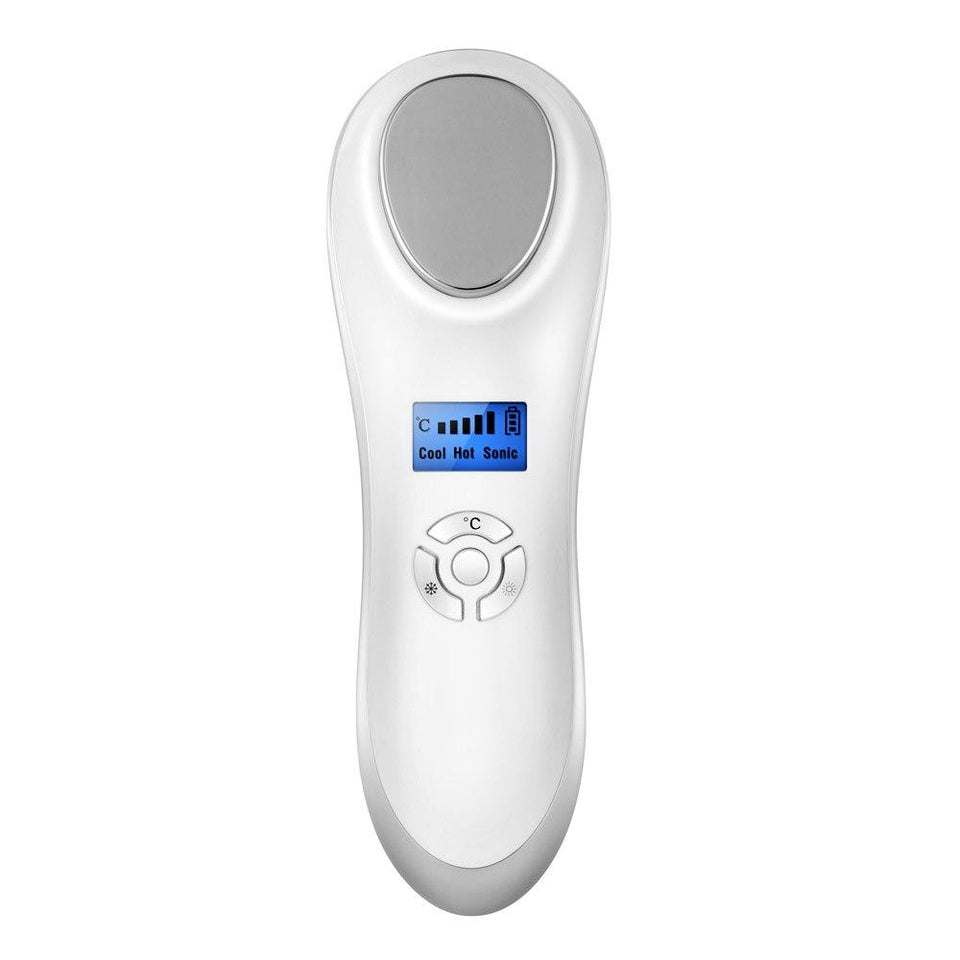 Ultrasonic Vibration Cryotherapy Wrinkle Removal Hot Cold Acne Treatment Massager