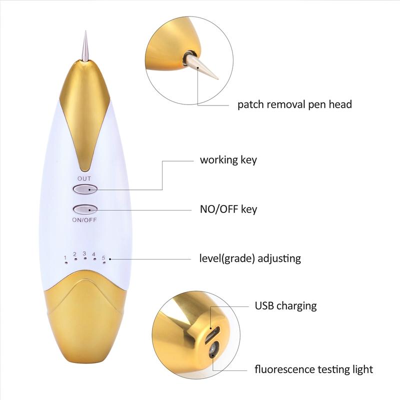 Laser Plasma LCD Point Pen Spot Eraser Mole Removal Pen