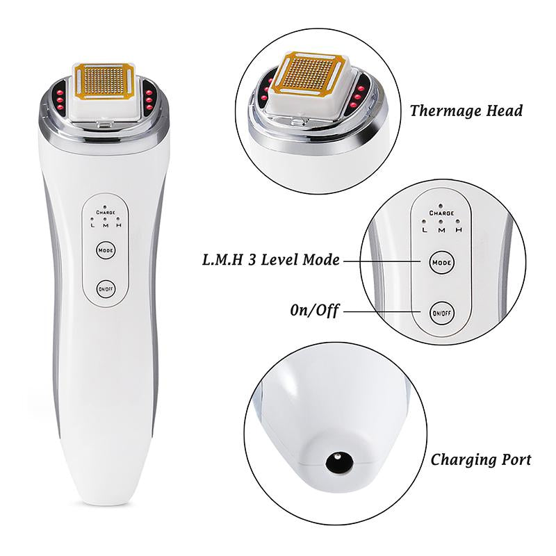 Rechargeable RF Dot Matrix Facial Skin Tightening Wrinkle Removal Beauty Machine