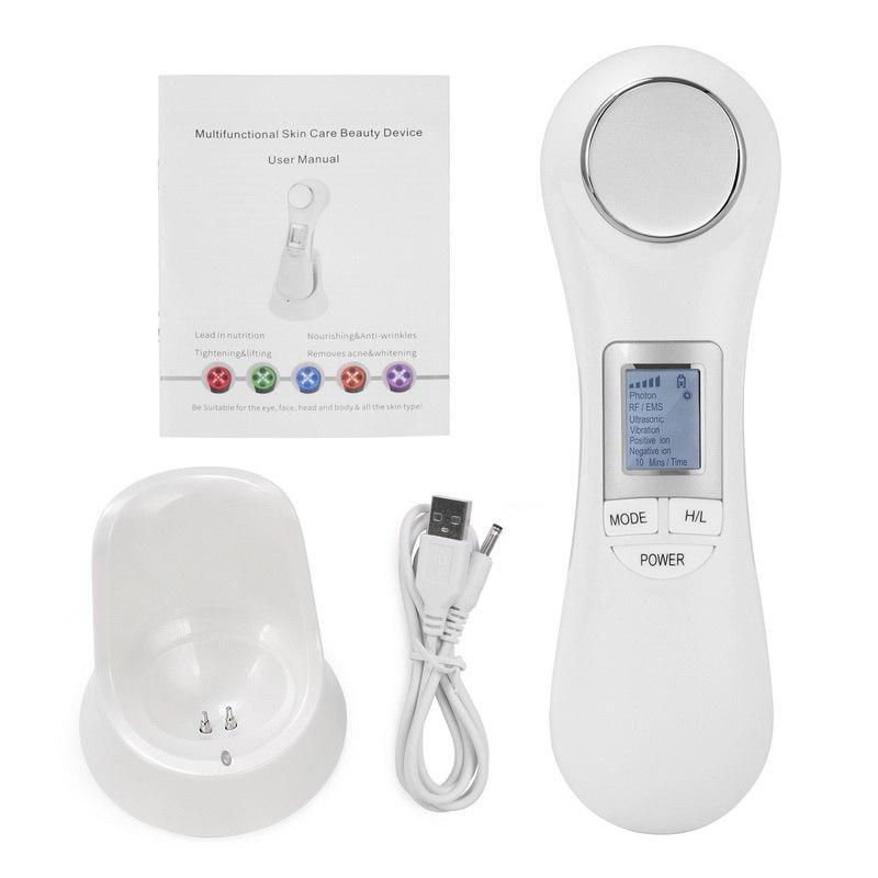 6 in 1 RF & EMS Electroporation Anti Aging Skin Tightening Beauty Device