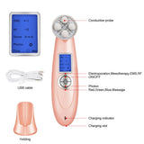 Multifunction Rechargeable RF & Electroporation Beauty Device for Face Skin Tightening