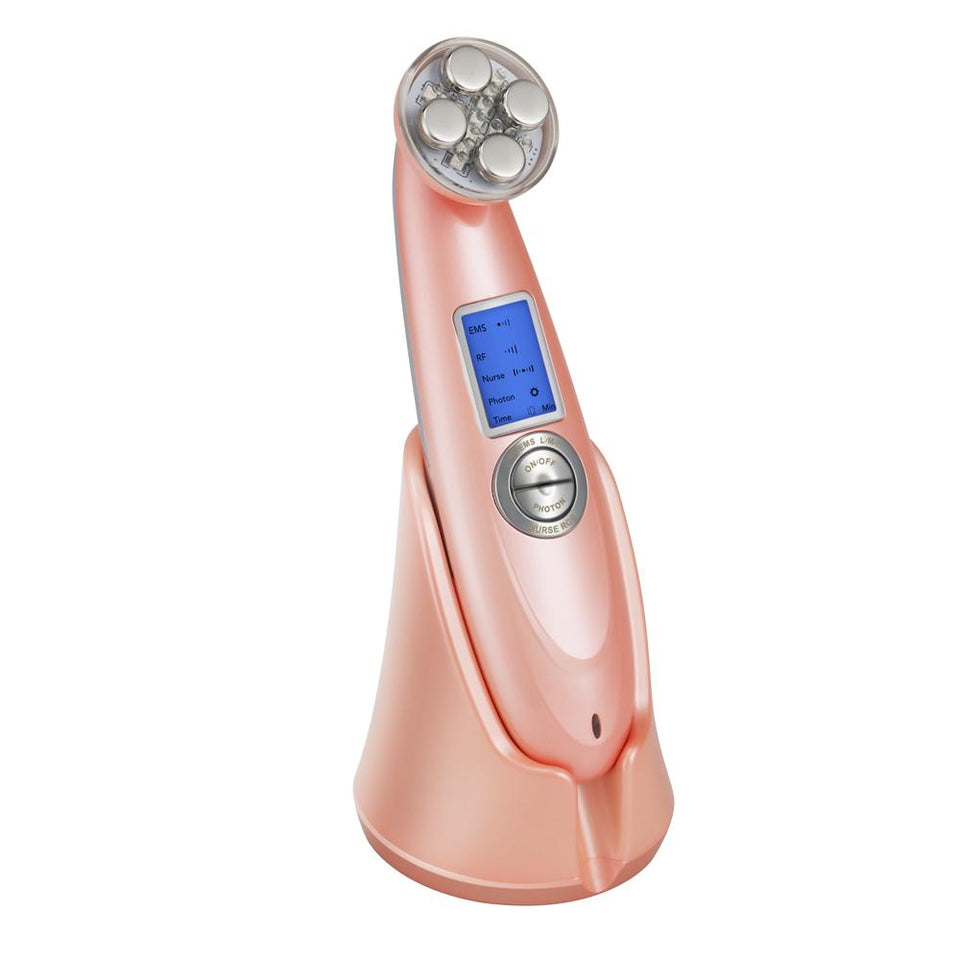 Multifunction Rechargeable RF & Electroporation Beauty Device for Face Skin Tightening