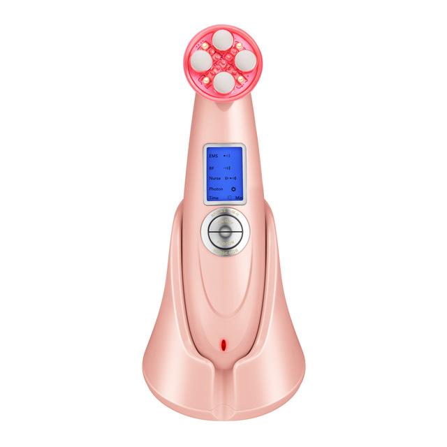 Multifunction Rechargeable RF & Electroporation Beauty Device for Face Skin Tightening