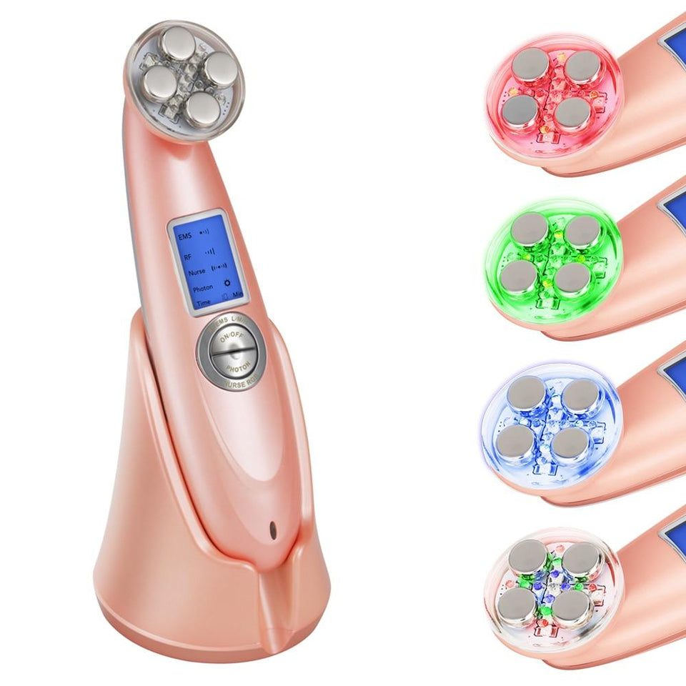 Multifunction Rechargeable RF & Electroporation Beauty Device for Face Skin Tightening
