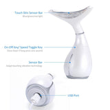 Ms.W 3 Color LED Light Neck Care Vibration Anti Aging Massager