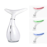 Ms.W 3 Color LED Light Neck Care Vibration Anti Aging Massager