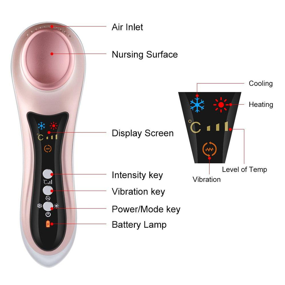 Electric Eye Massager Hot Cold Eye Care Machine Dark Circles Wrinkle Remaval